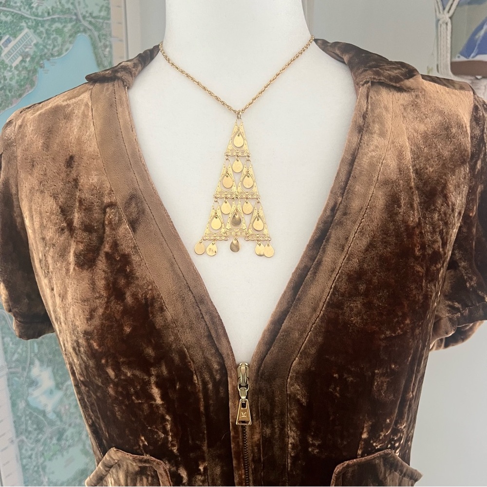 BOHO Gold Statement Necklace